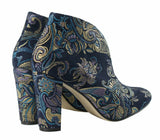 Bosccolo Womens Boots - Navy Blue/Gold/Blue