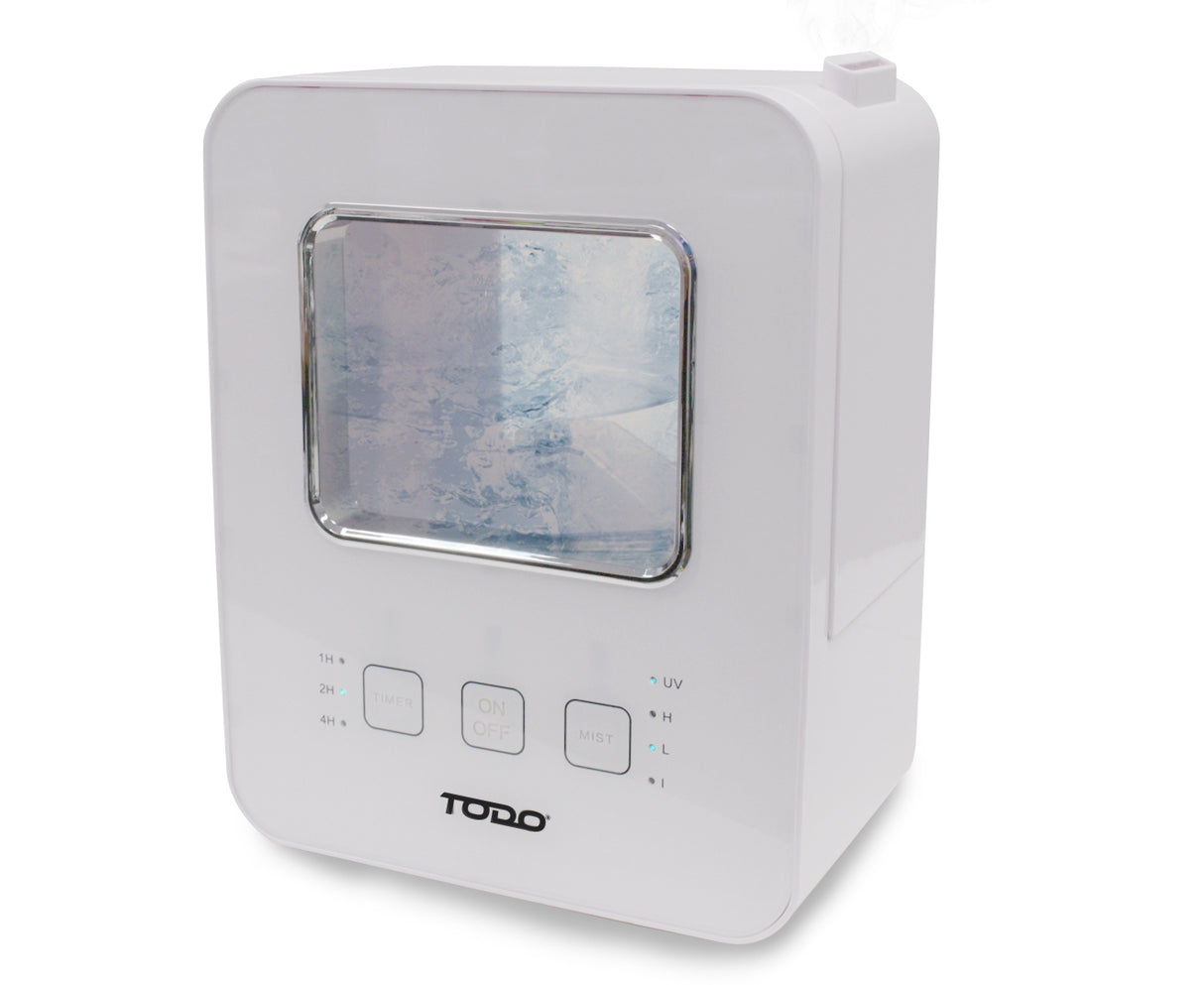 2.5L Air Humidifier Ultrasonic Aromatheraphy Diffuser UV Sterilizer White