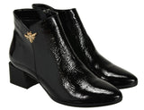 Bosccolo Womens Ankle Boots - Black