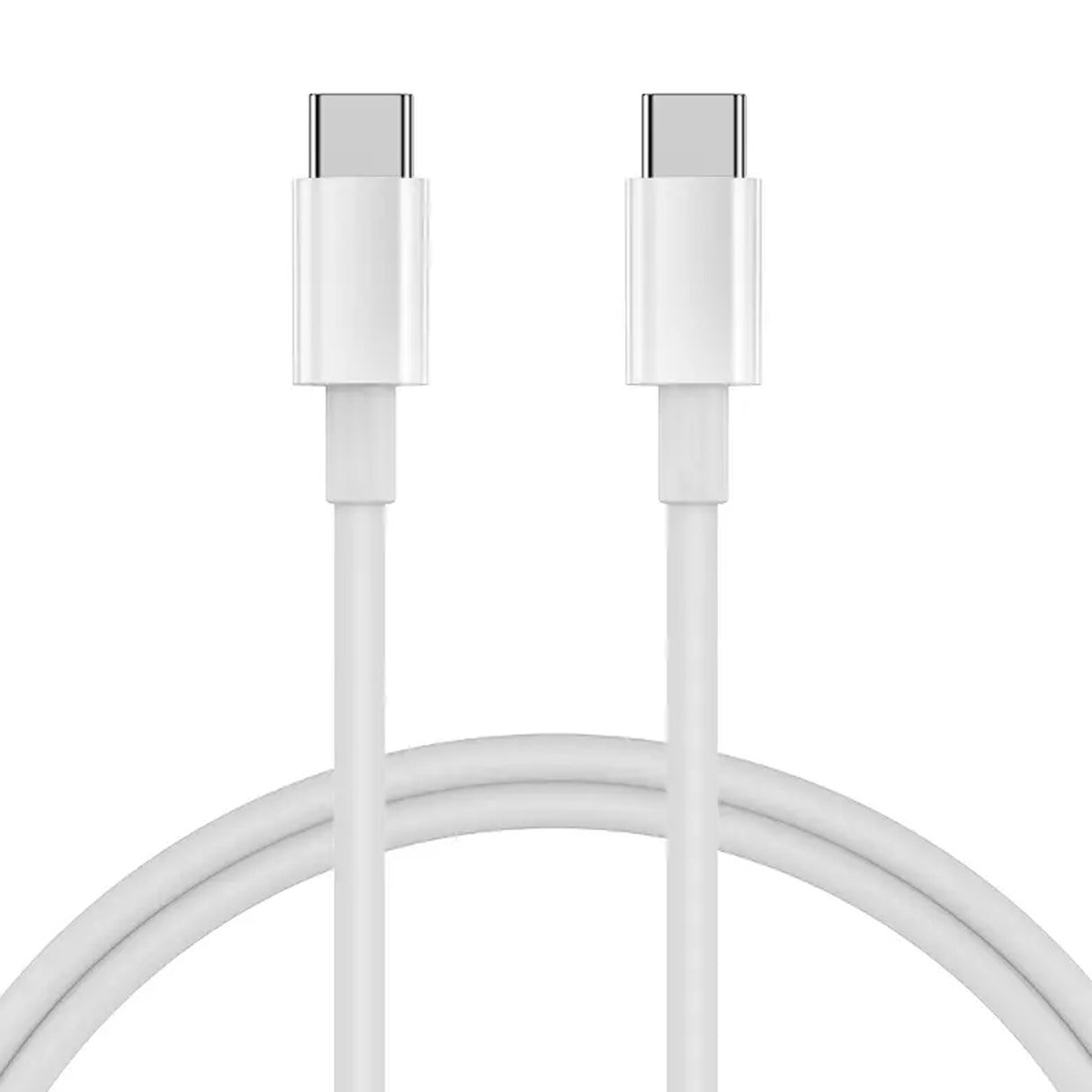USB Type C to Type C Data Charge Cable Fast Charging 5A 100W USB-C White