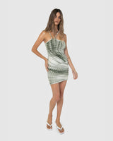 BY.DYLN Toni Dress - Green Tie Dye