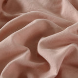 Royal Comfort Hemp Braid Quilt Cover Set - King - Dusk Pink Stripe