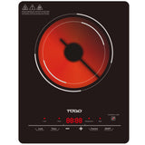 TODO 2000W Infrared Hotplate Electric Cooktop Tempered Crystal Glass Touch Control