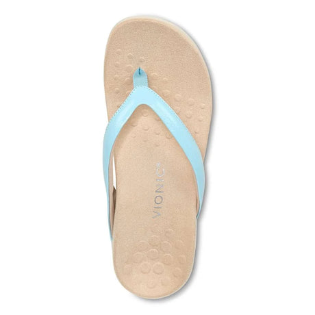 Vionic Dillon Toe Post Sandal - Porcelain Blue