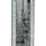 Glass is Greener + carry cover - 750 ml - Coffee Cold Brew Bottle - Hum print