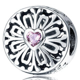 Solid 925 Sterling Silver You Are My Best Friend FOREVER Inscription Heart CZ Charm