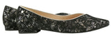 Bosccolo Womens Ballerina - Black / Silver