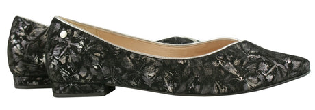 Bosccolo Womens Ballerina - Black / Silver
