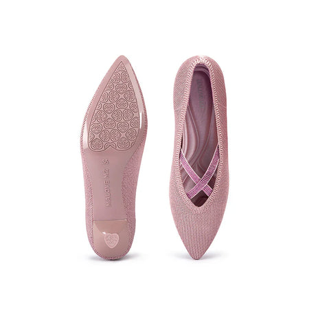 Countess Cross-Strap Kitten Heels - Pink
