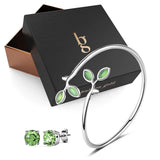 Boxed Leela Eco Bangle and Earrings Set