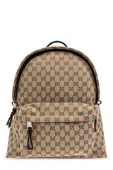 Gucci GG Monogram Backpack - Brown