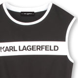 Karl Lagerfeld Girls Fete Musique D2 Fancy Dress - Black