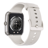 Bluetooth Smart Watch 1.96" TFT Touch Screen Temperature Heart Rate Blood Pressure BT 5.0 - Silver
