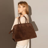 Delta Top Handle Bag - Chocolate