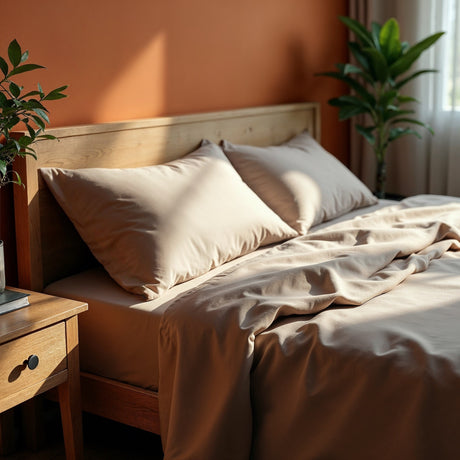 Royal Comfort Blended Bamboo Sheet Set Warm Grey