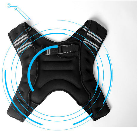 TODO 10kg Weight Vest Weighted Resistance Training Running Fitness Workout Vest