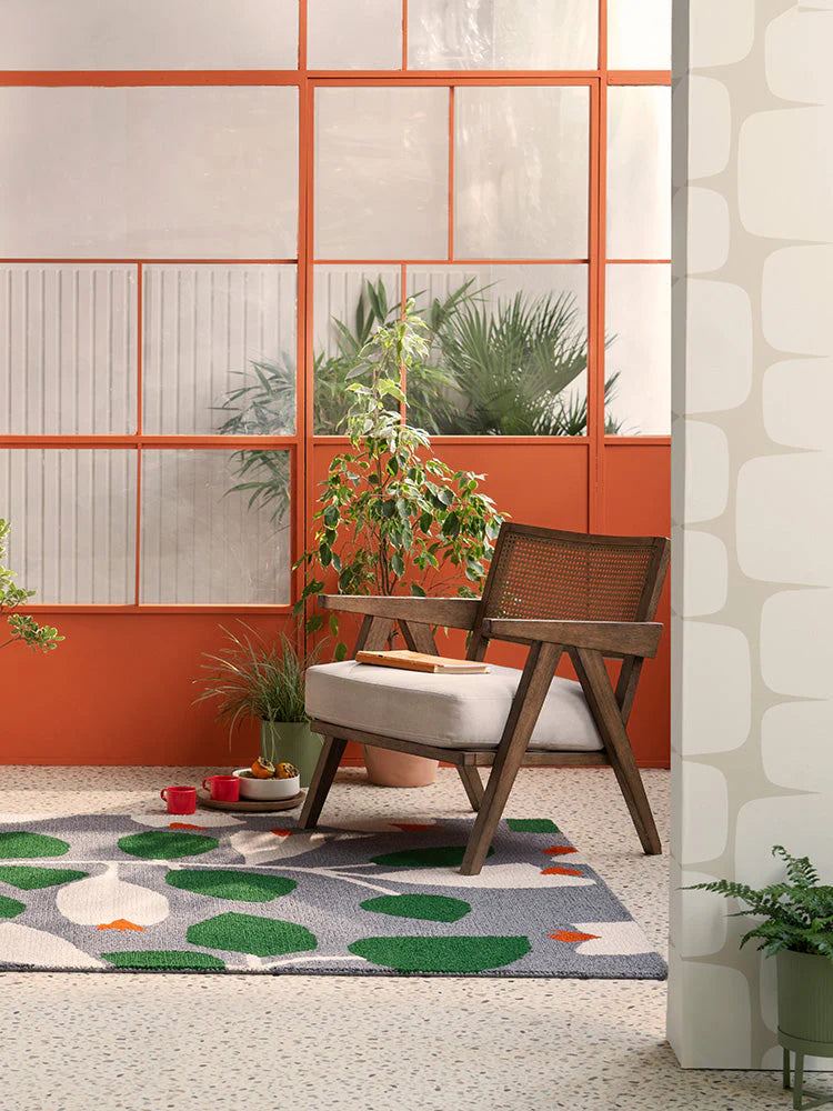 Scion Rosehip Blue 426718 Outdoor Rug