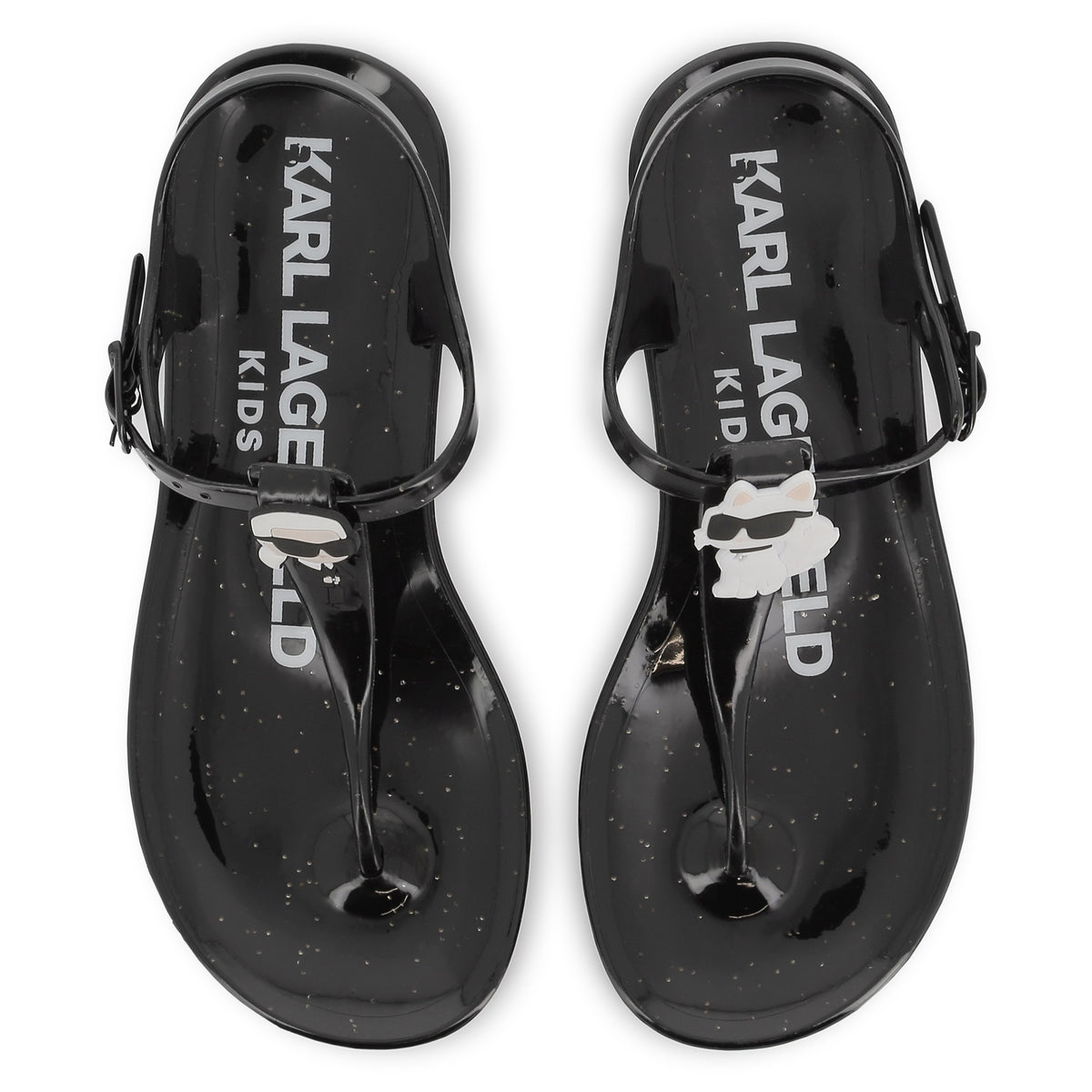 Karl Lagerfeld Girls Cafe Terrase D2 Sandals - Black