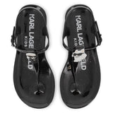 Karl Lagerfeld Girls Cafe Terrase D2 Sandals - Black