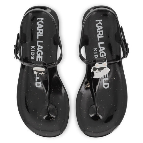 Karl Lagerfeld Girls Cafe Terrase D2 Sandals - Black