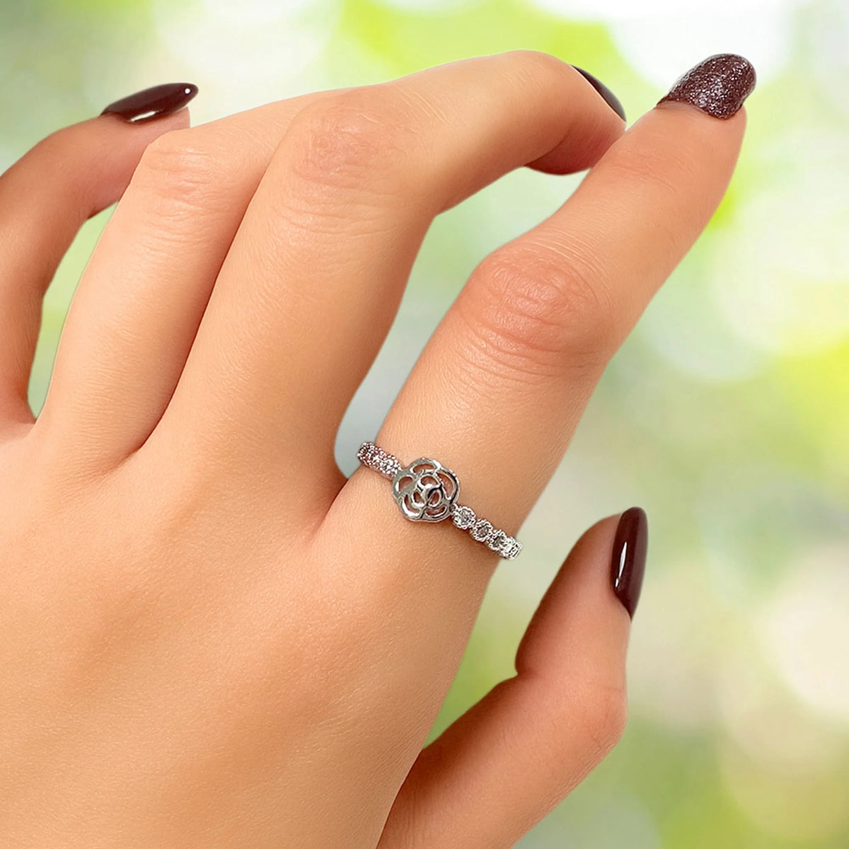 Bullion Gold Flower Princess Ring