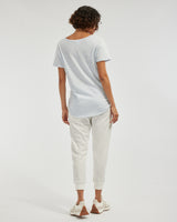 Amelius Kieran Cropped Jogger - White