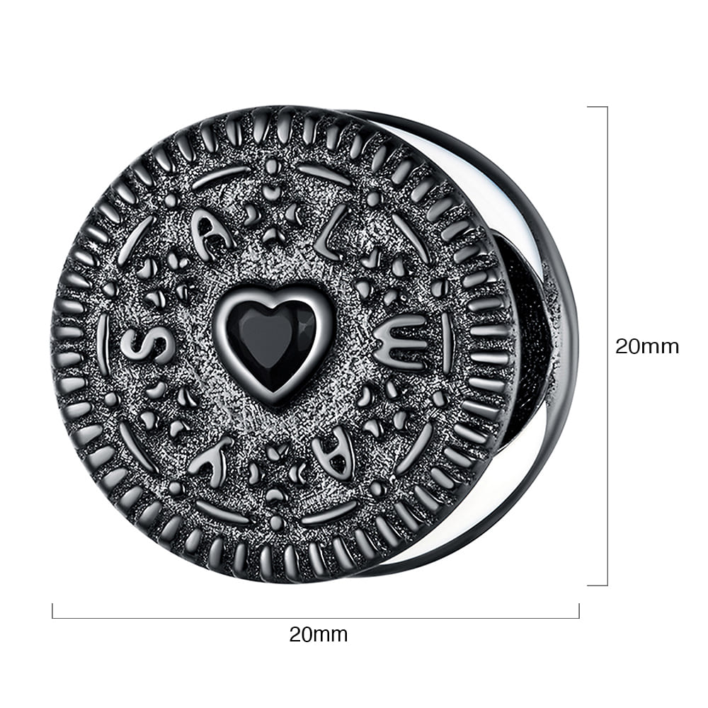 Solid 925 Sterling Silver ALWAYS Chocolate Biscuit Pandora Inspired Charm