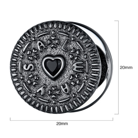 Solid 925 Sterling Silver ALWAYS Chocolate Biscuit Pandora Inspired Charm