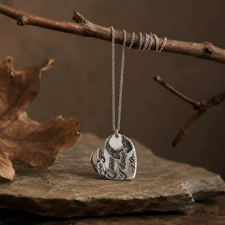 Bullion Gold I Love You Necklace