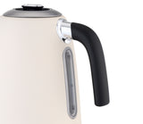 TODO 1.7L Stainless Steel Cordless Kettle Keep Warm Electric Led Water Jug - Cream