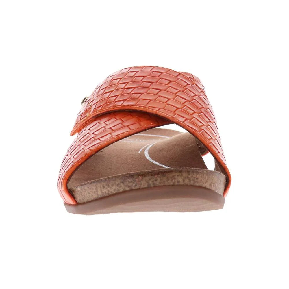 Scholl Jean Brick Wedge - Tangerine