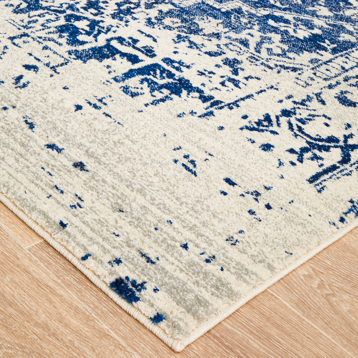 Evoke 253 White Navy Rug