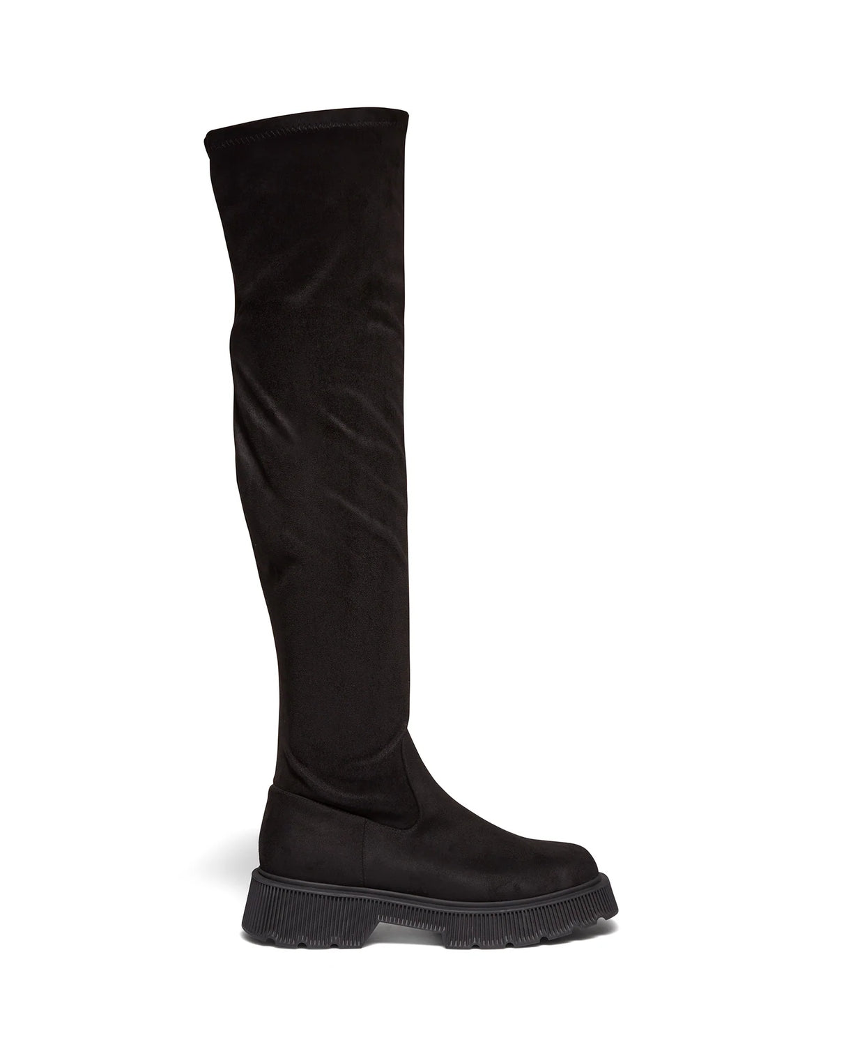 Therapy Ritual Black Faux Suede