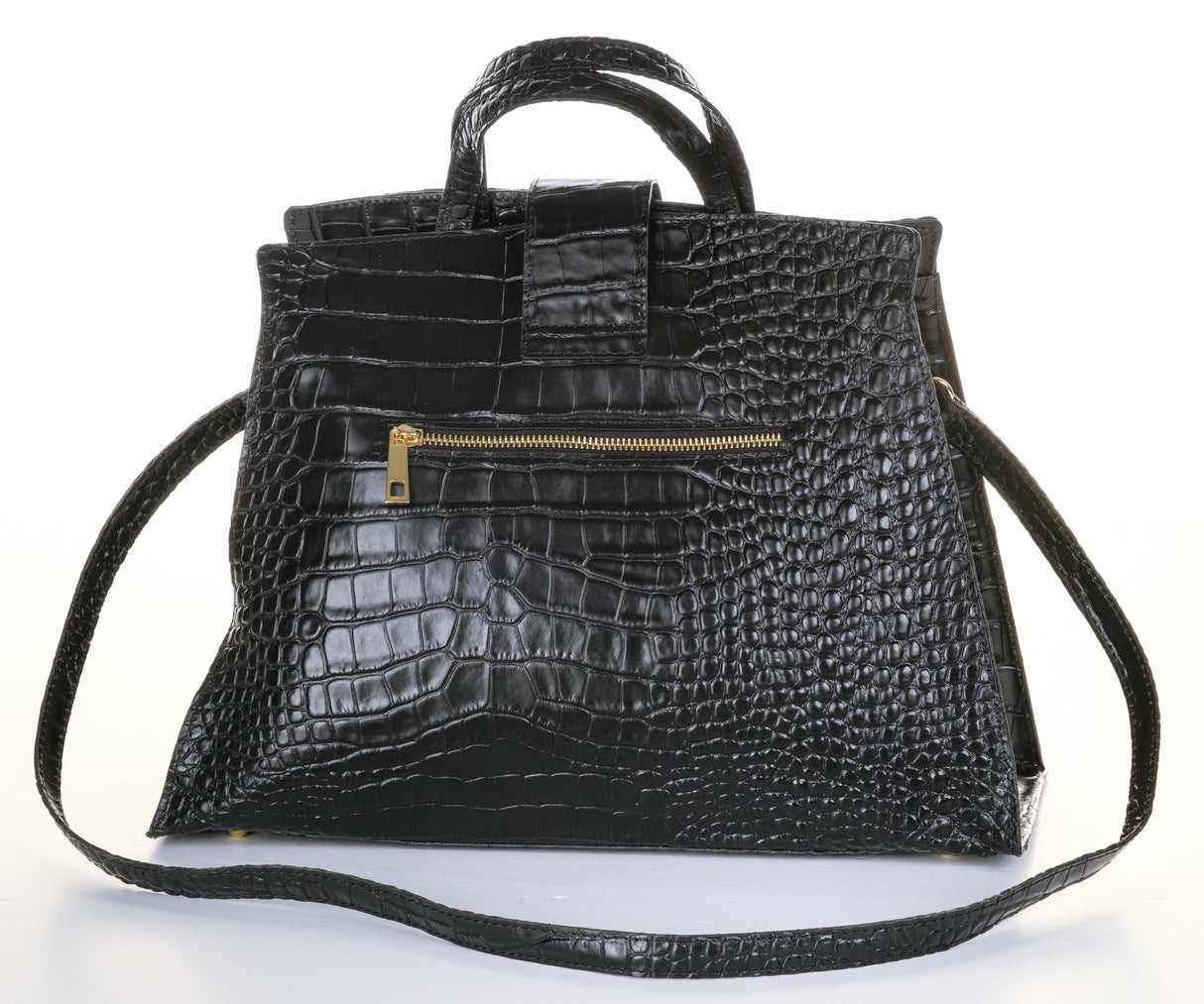 Bosccolo Handbag - Black/Croco