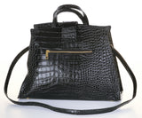 Bosccolo Handbag - Black/Croco