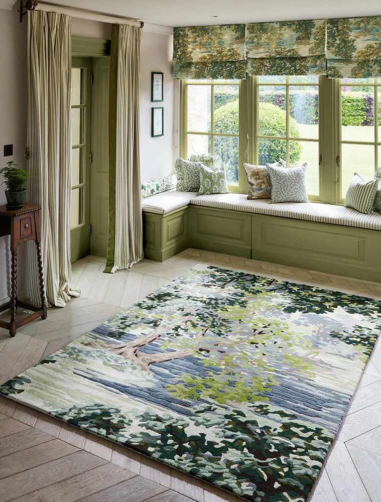 Sanderson Ancient Canopy Forest Green 146708 Rug