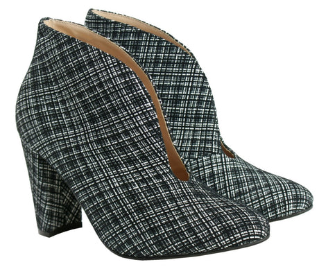 Bosccolo Womens Boots - Black/White