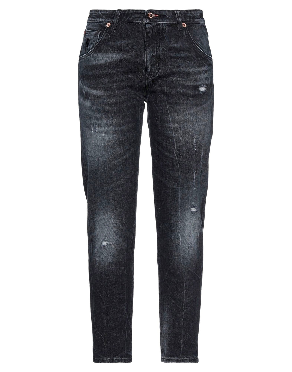 European Culture Womens Jeans - Black