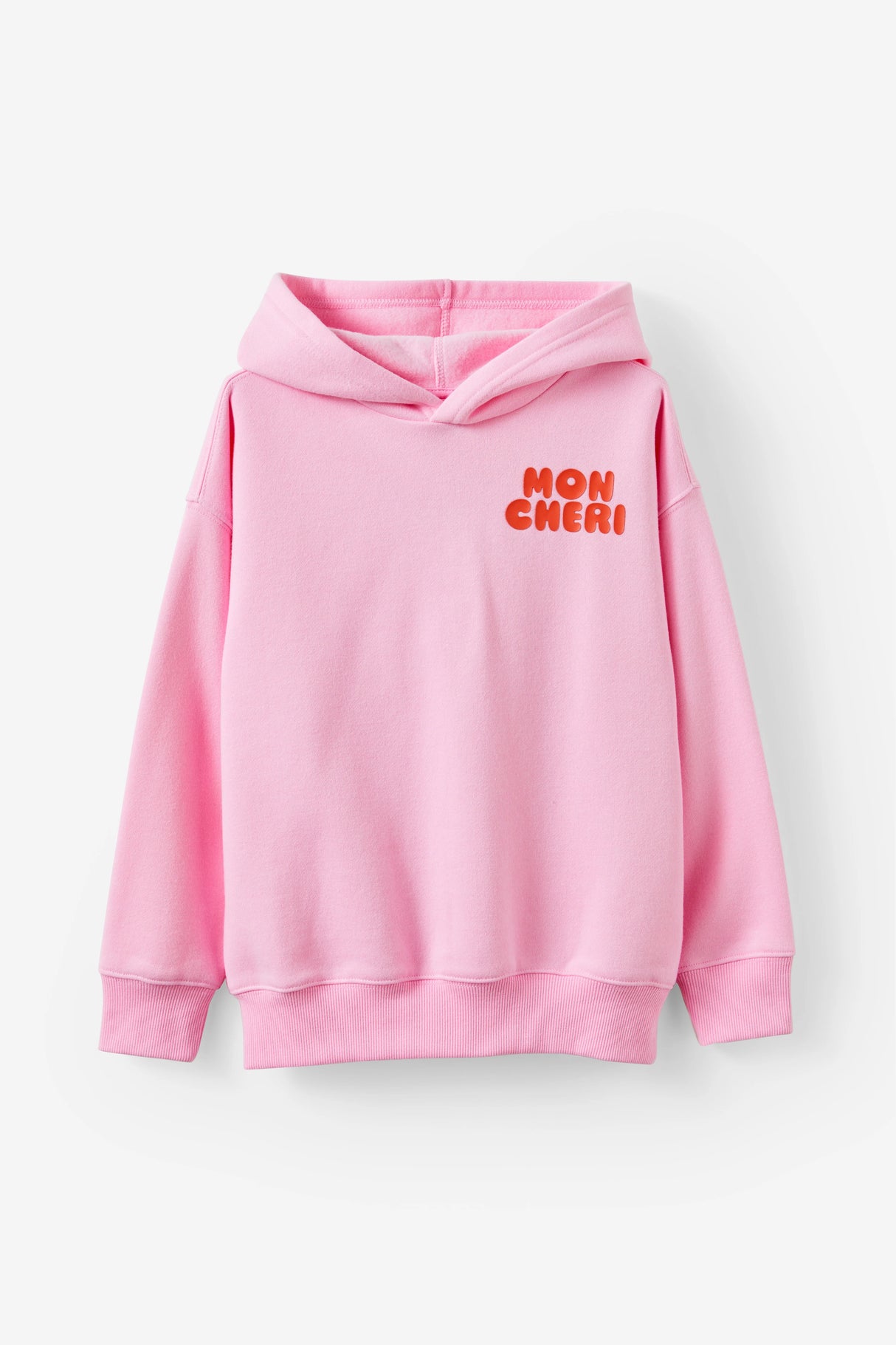 Cotton On Kids Girls Sammy Oversized Hoodie - Fairy Pink/Cherries