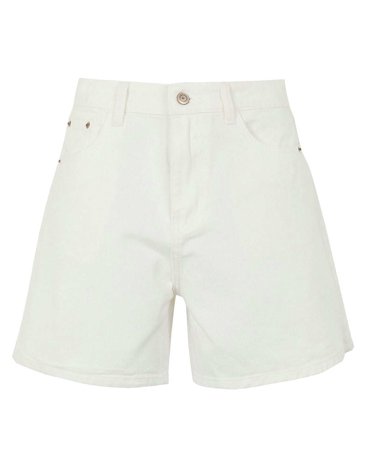 8 By Yoox Womens Denim Shorts - White
