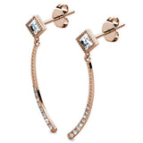 Boxed Sparkling Set Embellished with SWAROVSKI® Crystals In Rose Gold