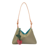 BAMEI Reversible Nylon Crossbody Bag - Khaki