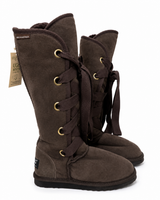 Australian Leather Ugg Classic Tall Corset Lace - Chocolate - AU4