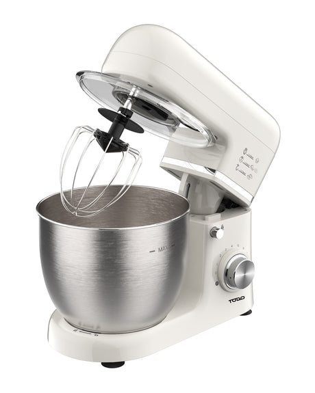 TODO 1300W Electric Stand Mixer 5L Stainless Steel Bowl 8 Speed Plus Pulse Control