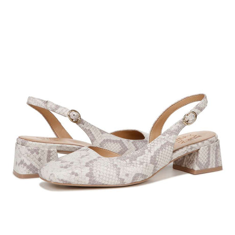 Jayla Slingback Heeled Sandal - White Multi