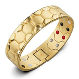 Bullion Gold Watch Band Chunky Stack Gold Layered Bracelet
