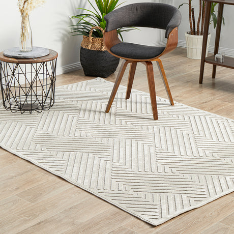 York Cindy Natural White Rug