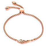 Bullion Gold Solo Wing Charm Bracelet