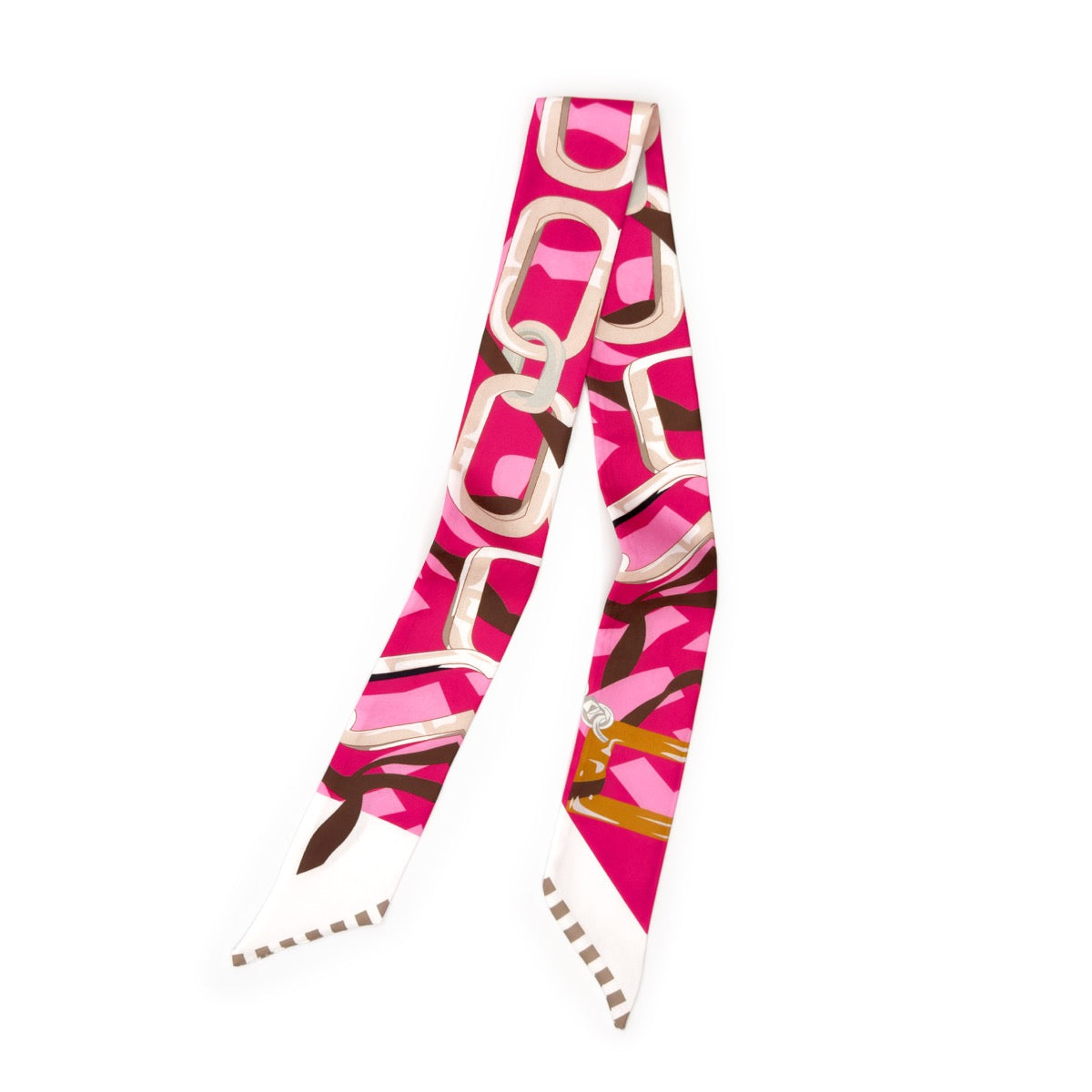 Pink Tie Scarf