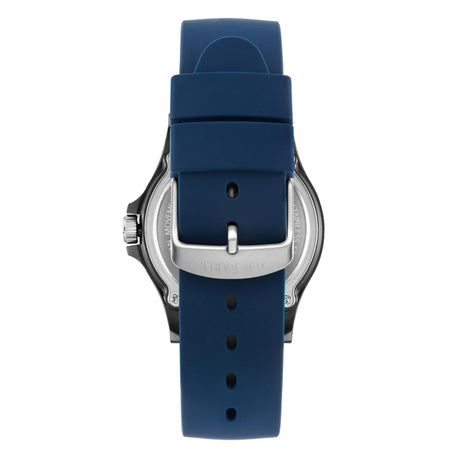Ted Baker Mens Phylipa Iconic Rose Gold And Black Leather Band